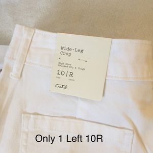 A New Day Cropped White Chinos